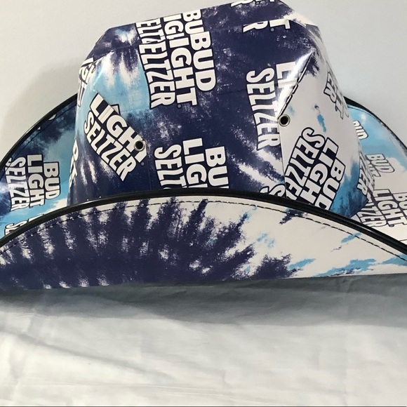 Bud Light Seltzer stacked cardboards Cowboys blue sky hat - Picture 3 of 4
